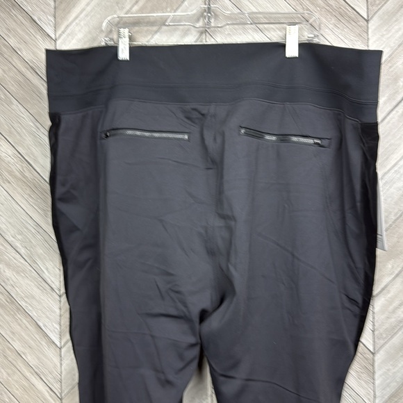 Nwt athleta venice velvet stripe jogger 3x black joggers pants high waisted - Picture 7 of 16